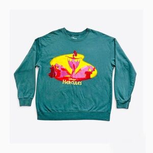 ★ Disney Unisex Hercules Muses Crewneck Sweater - Dark Teal ★